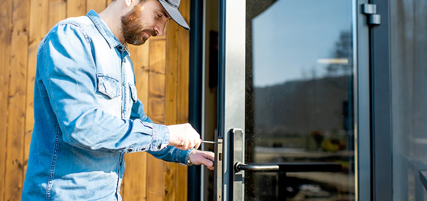Frameless Glass Storefront Door Locks Replacement in Moraga, CA